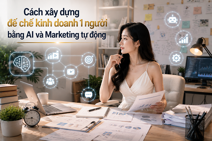 Cách xây dựng đế chế kinh doanh 1 người bằng AI và Marketing tự động